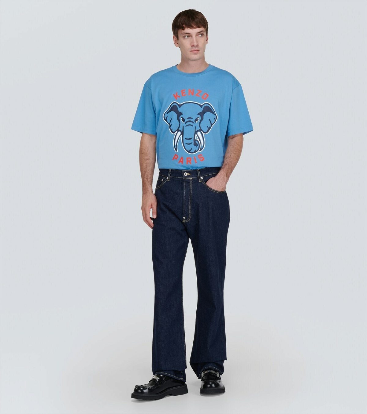 Kenzo Suisen relaxed fit jeans Kenzo