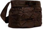 C.P. Company Brown Nylon B Messenger Bag