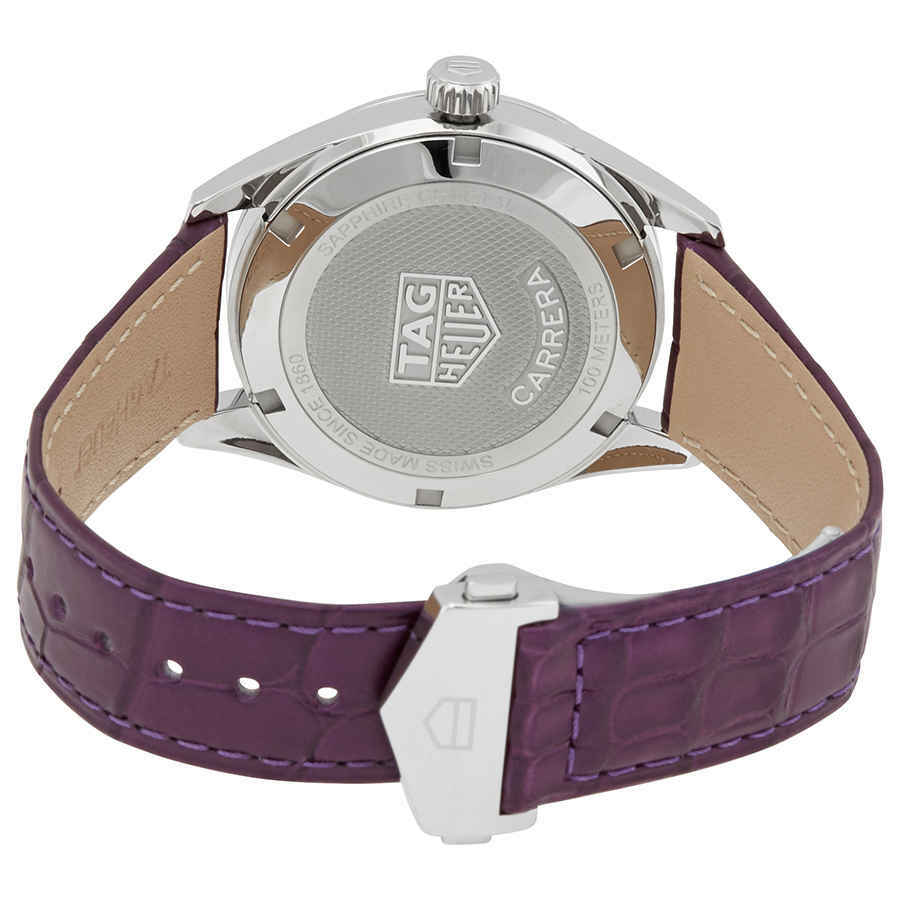 Tag Heuer Carrera Quartz White Mother of Pearl Dial Ladies Watch WBK1311.FC8261