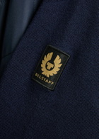 Belstaff Kelbrook Padded Shell and Wool Cardigan Navy