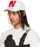 Walter Van Beirendonck White Smiley Cap