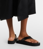 The Row Dune leather thong sandals