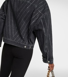 Stella McCartney - Crystal-embellished denim jacket