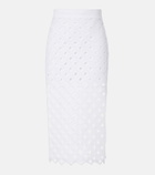 Max Mara Zorro macramé midi skirt