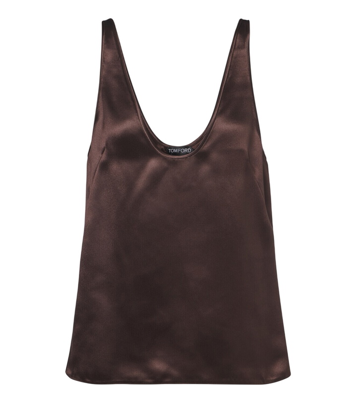 Photo: Tom Ford Silk satin top