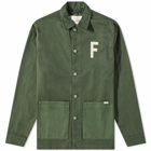 Foret Men's Club Overshirt in Dark Green
