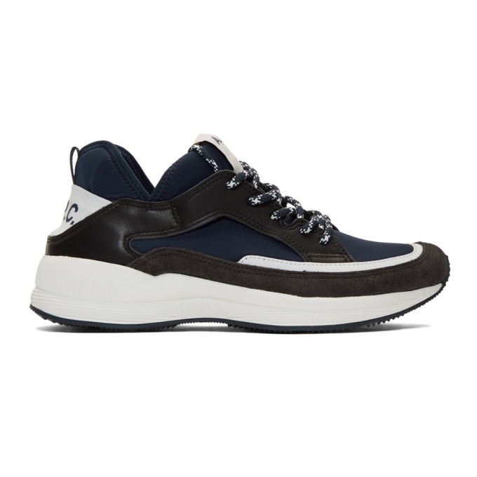 Photo: A.P.C. Navy Alvin Sneakers