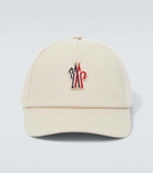 Moncler Grenoble Logo cotton gabardine baseball cap