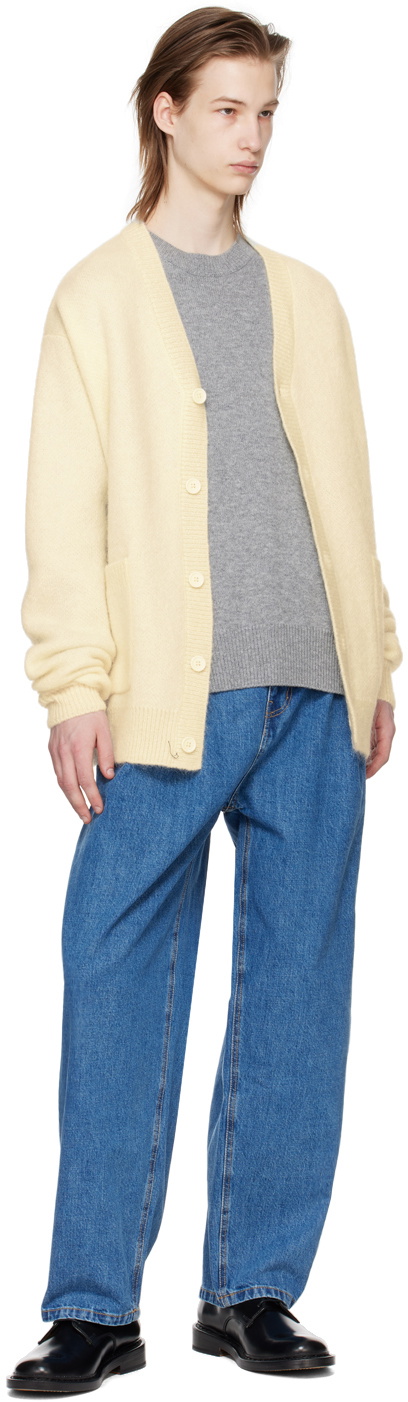 The Frankie Shop Off-White Lucas Cardigan