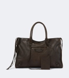 Balenciaga Le City Large leather tote bag