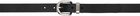 Sunflower Black Simple Belt