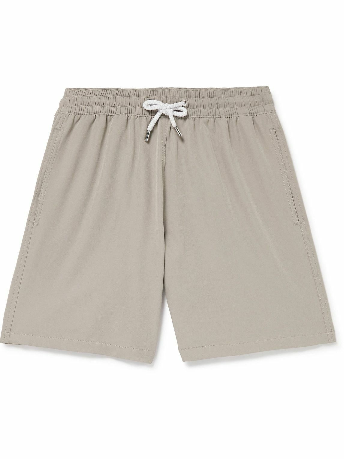 Frescobol Carioca - Parley Straight-Leg Mid-Length Swim Shorts - Gray ...