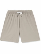 Frescobol Carioca - Parley Straight-Leg Mid-Length Swim Shorts - Gray