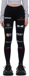 Balenciaga Black Ski Leggings