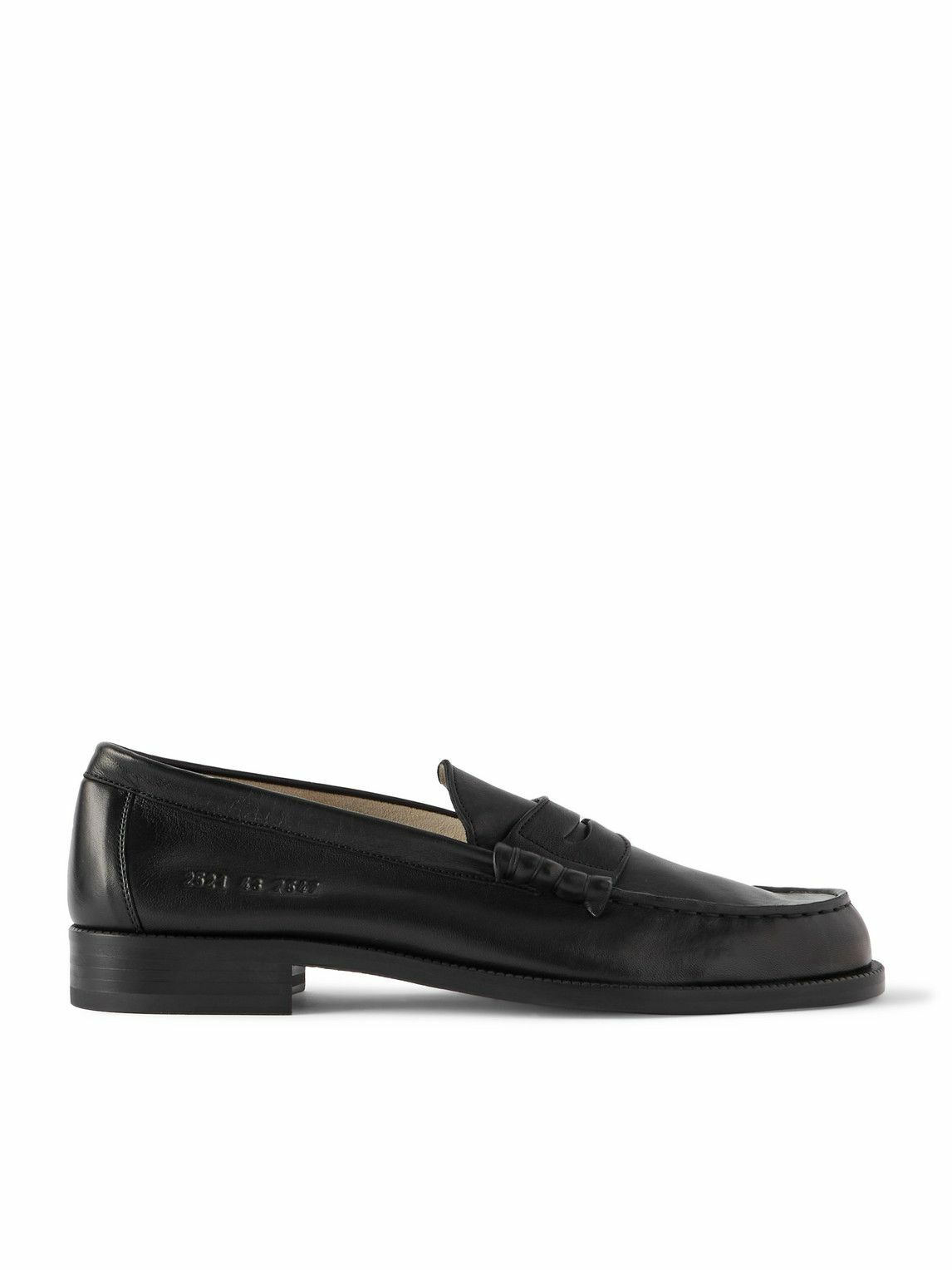 Common Projects - Leather Penny Loafers - Black