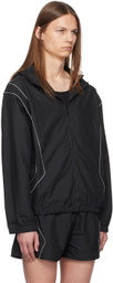 John Elliott Black Paneled Anorak Jacket