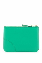 COMME DES GARCONS WALLET small smooth leather pouch Green