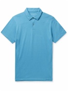 Derek Rose - Ramsay 4 Stretch Cotton and TENCEL™-Blend Piqué Polo Shirt - Blue