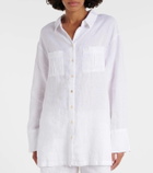 Heidi Klein White Bay linen shirt