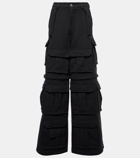 Vetements Cotton-blend cargo pants