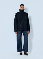 Maison Margiela Double-Breasted High-Collar Jacket