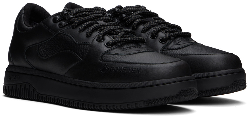 Hugo Black Leather GTX Sneakers Hugo Boss