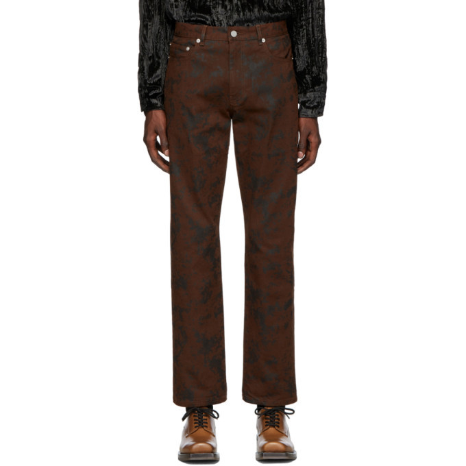 CMMN SWDN Brown Connor 5-Pocket Jeans CMMN SWDN