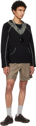Kiko Kostadinov Black Gizi Hoodie
