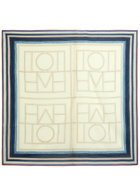 Toteme Collector Printed Cotton-blend Sarong - Navy - One Size