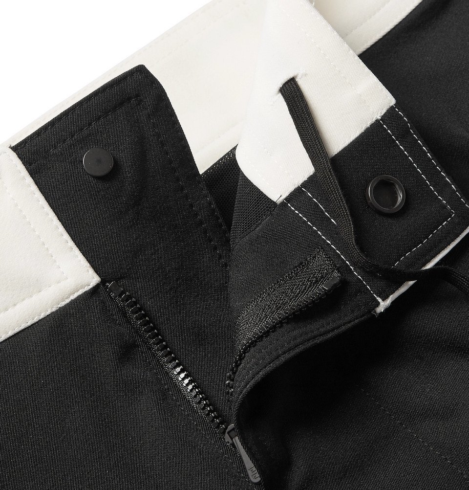 Everest Isles - Draupner Two-Tone Mid-Length Swim Shorts - Black
