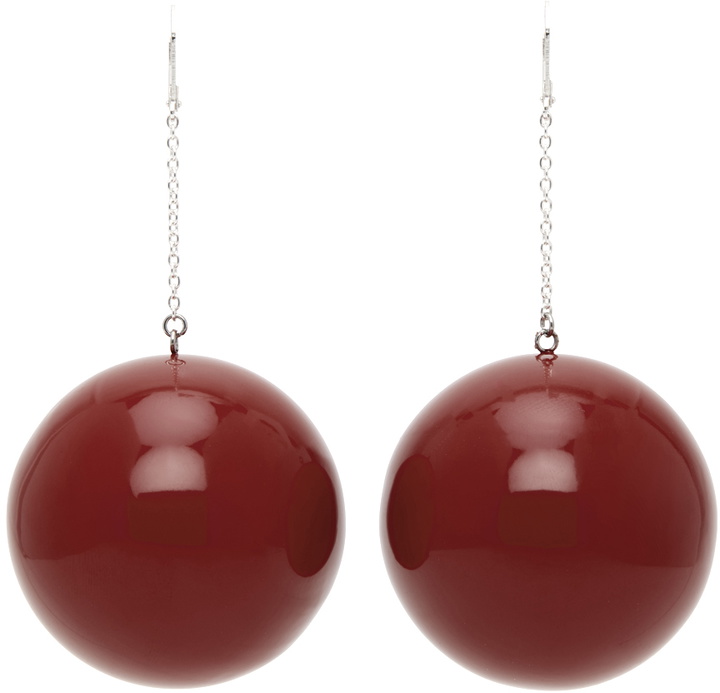 Photo: Simon Miller Red & Silver Disco Earrings