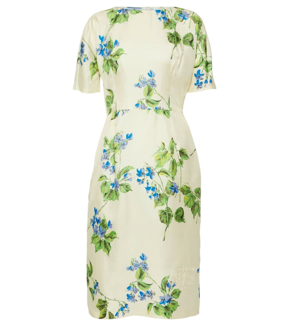 Prada Printed pongee midi dress Prada