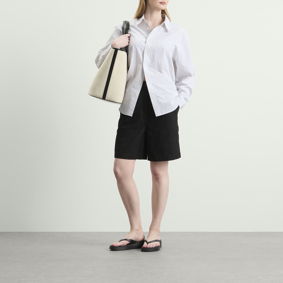 Samsøe Samsøe Women's Saberta Beach Bag in Bone White 