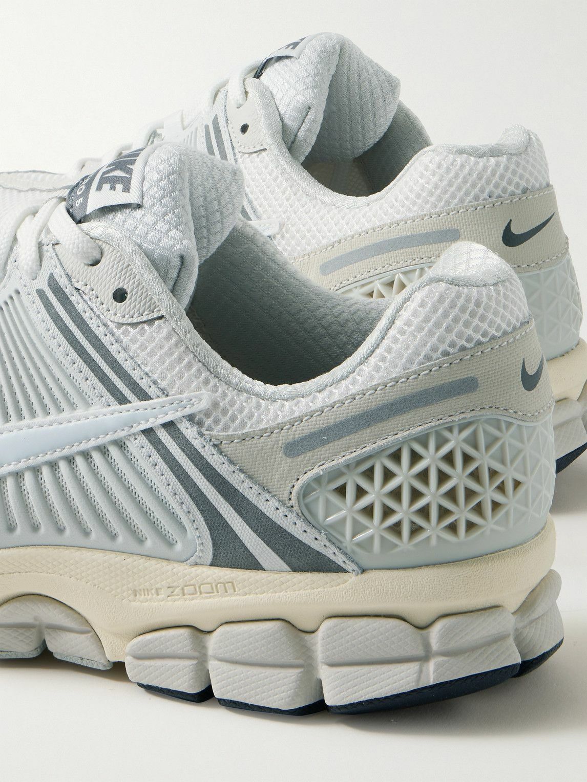 Nike - Zoom Vomero 5 Faux Leather and Rubber-Trimmed Mesh  display picture 3