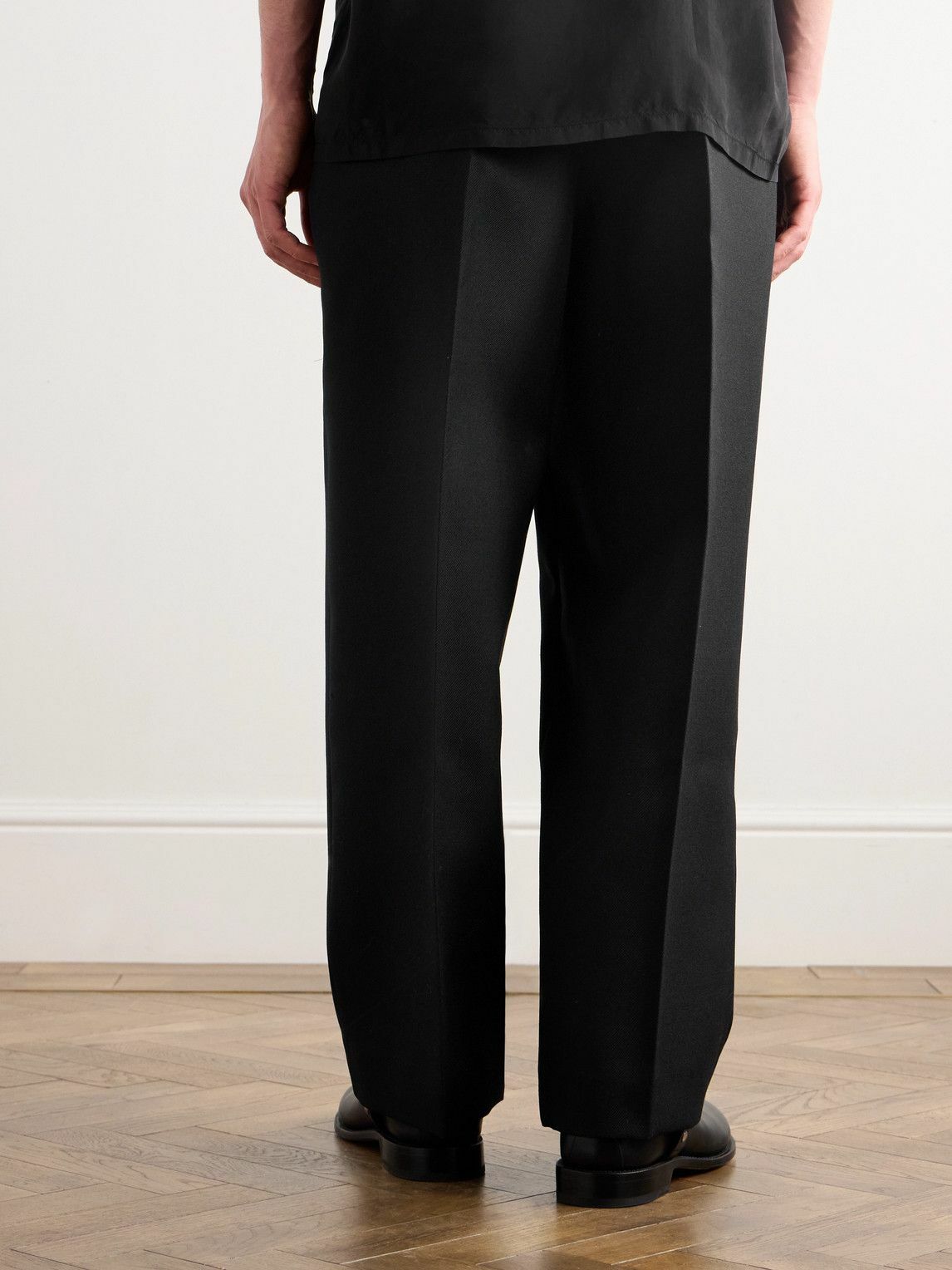 Jacquemus - Marzio Tapered Pleated Wool-Twill Trousers
