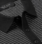 rag & bone - Finn Cotton and Nylon-Blend Polo Shirt - Black