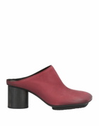 Uma Wang Womens Mules & Clogs in Brick
