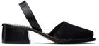 HEREU Black Altet Heeled Sandals
