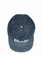 RHUDE - Washed Denim Logo Hat