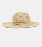 Maison Michel Austin embellished straw cowboy hat