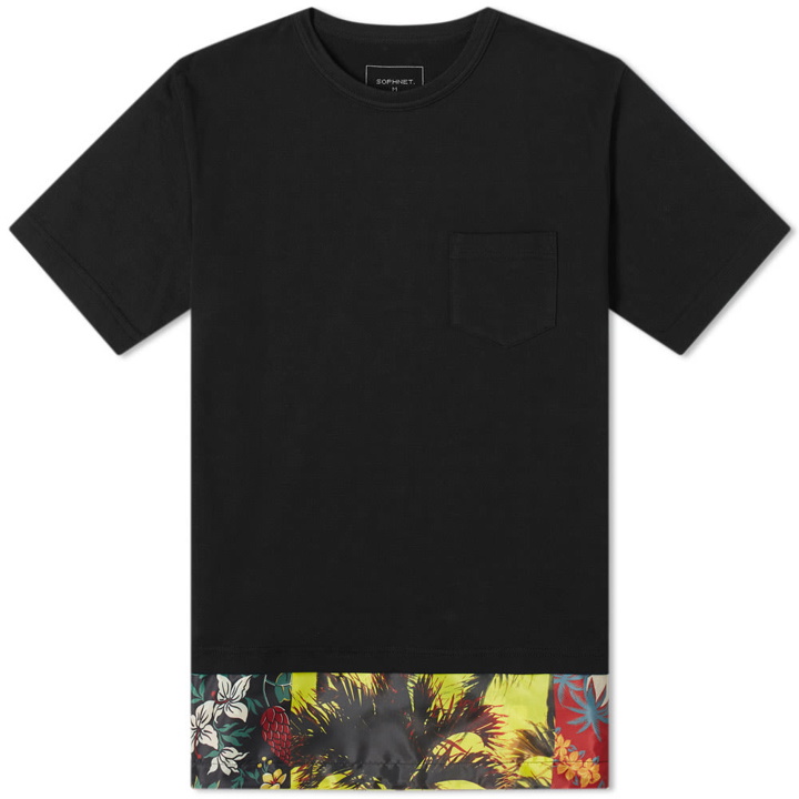 Photo: SOPHNET. Fake Layered Pocket Tee Black