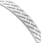 Le Gramme - Le 21 Logo-Engraved Brushed Sterling Silver Cuff - Silver