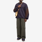 Dries Van Noten Men's Paxford Garment Dyed Cargo Pants in Grey