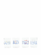 Jonathan Adler Jet Set Glasses (set Of Four)