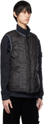Stone Island Gray Quilted Reversible Down Vest
