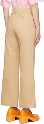 Marni Tan Four-Pocket Trousers