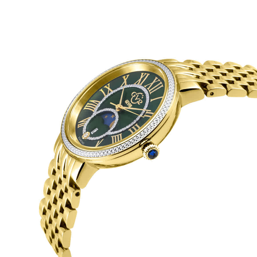 Gv2 Gevril gold tone Women\'s wrist watch with mother of pearl face GV2 by Gevril Verona Diamond Mother of Pearl Dial Ladies  main image 3