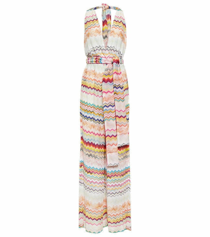 Photo: Missoni Mare Zig-zag halterneck jumpsuit