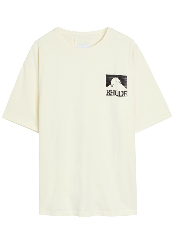 Photo: Rhude Moonlight Pack Printed Cotton T-shirt White