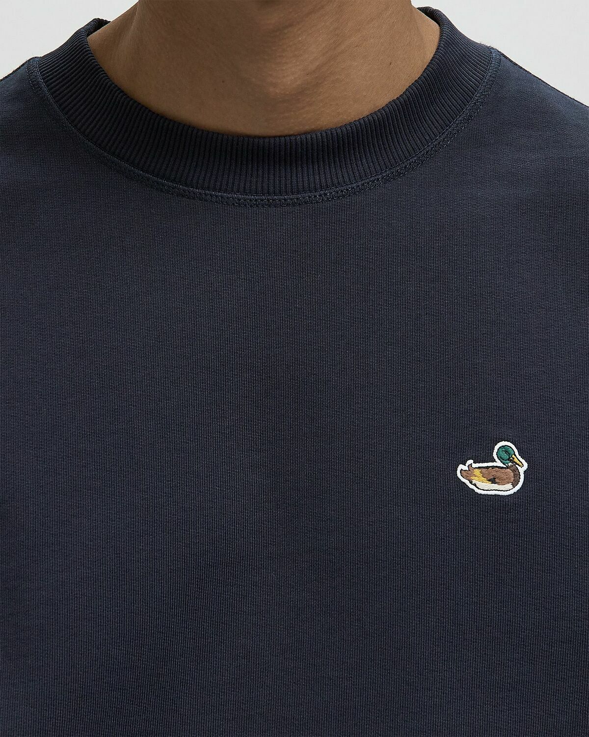 Edmmond Studios DUCK PATCH Blue Mens Sweatshirt